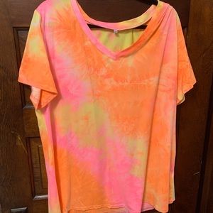 Neon Tie-Dye Shirt